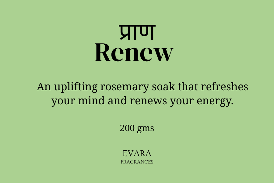 प्राण Renew- Rosemary Bath salt